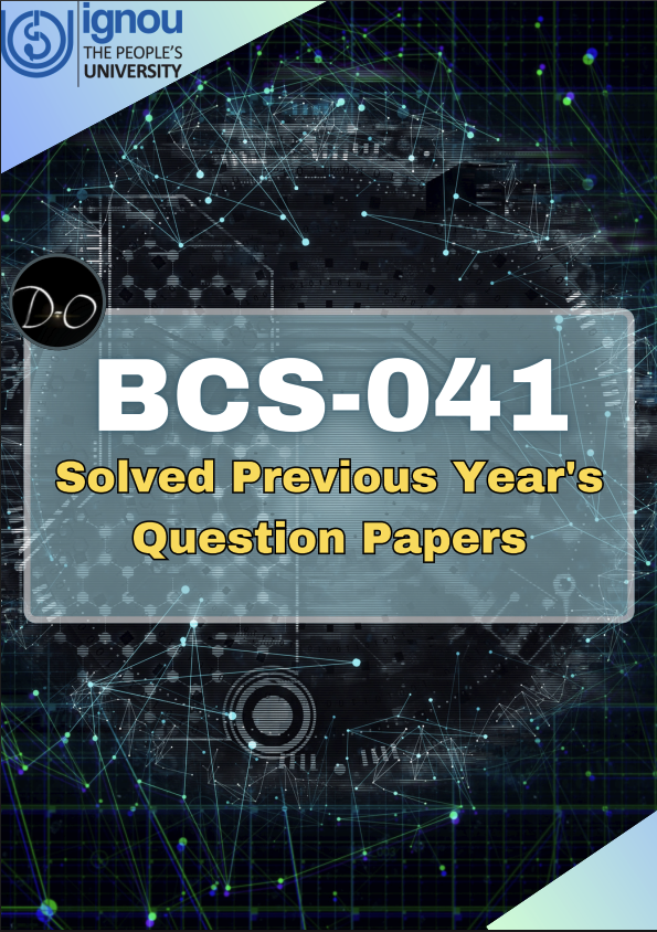 BCS-041 Solved Previous Year Papers
